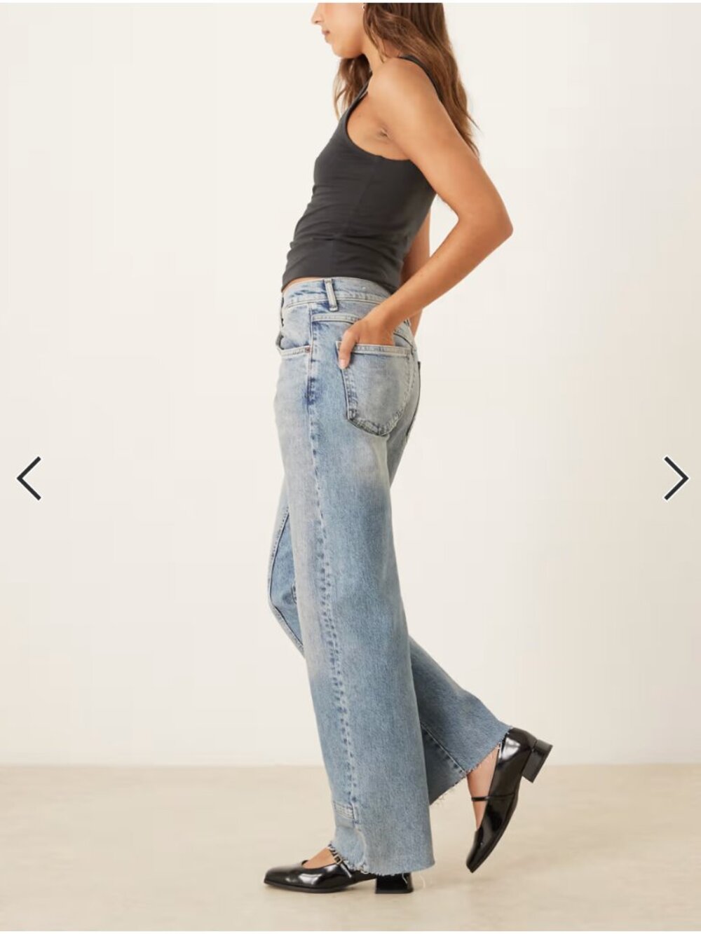 We The Free "Lasso" High-Rise Straight Leg Jeans- Light Wash Blue -